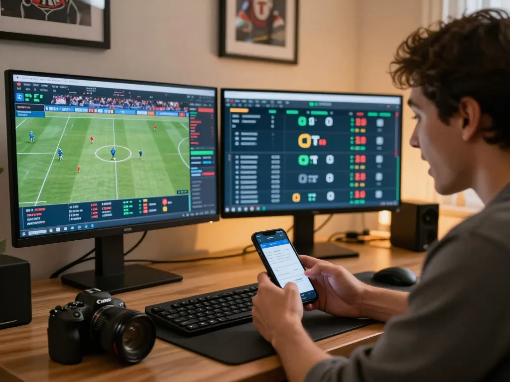 TG88 sports betting excitement captured as user places live bets on smartphone.