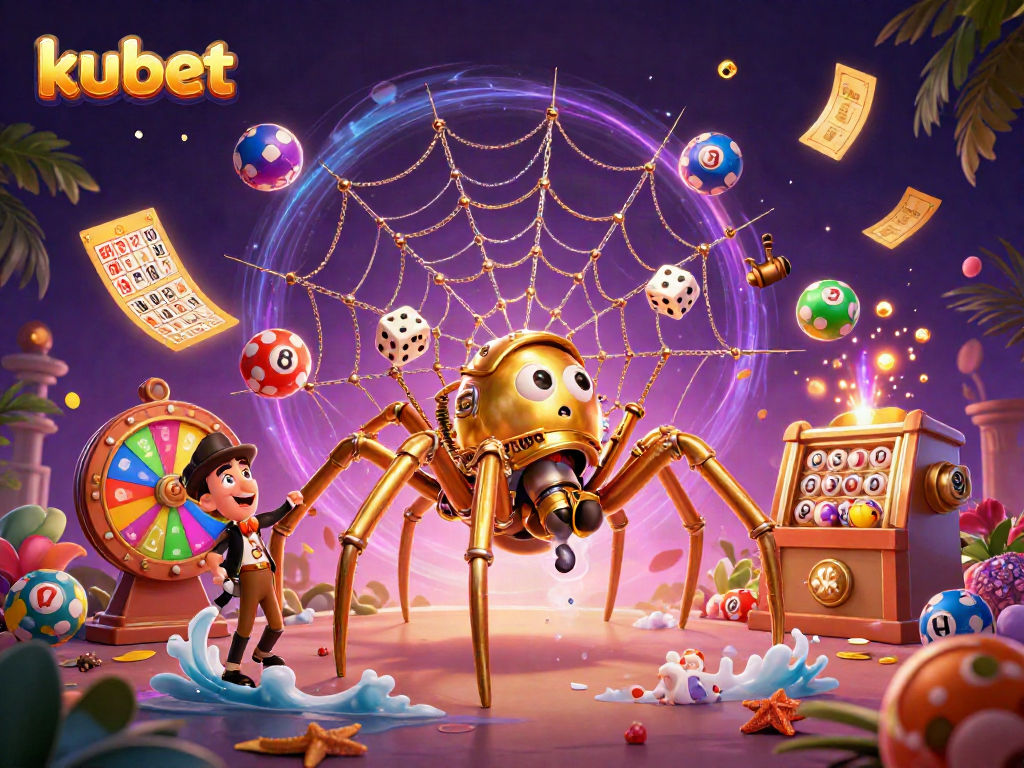 Join the kubet gaming experience with steampunk characters in a vibrant casino scene.
