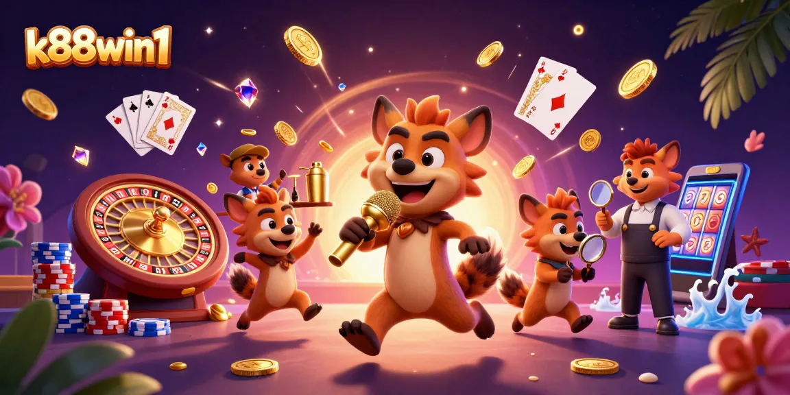 Win big at k88win1 with vibrant casinos featuring hyena characters, exciting jackpots, and thrilling games.