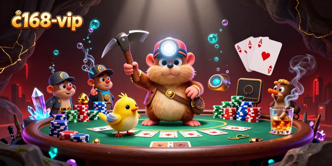 Join the treasure hunter mole and canary in c168-vip's magical gold-filled adventure.