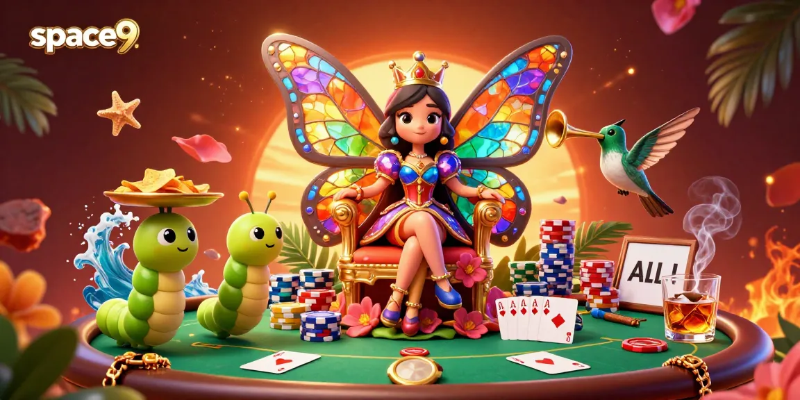 Experience excitement at Space9 Casino with colorful gaming elements and a dynamic atmosphere.