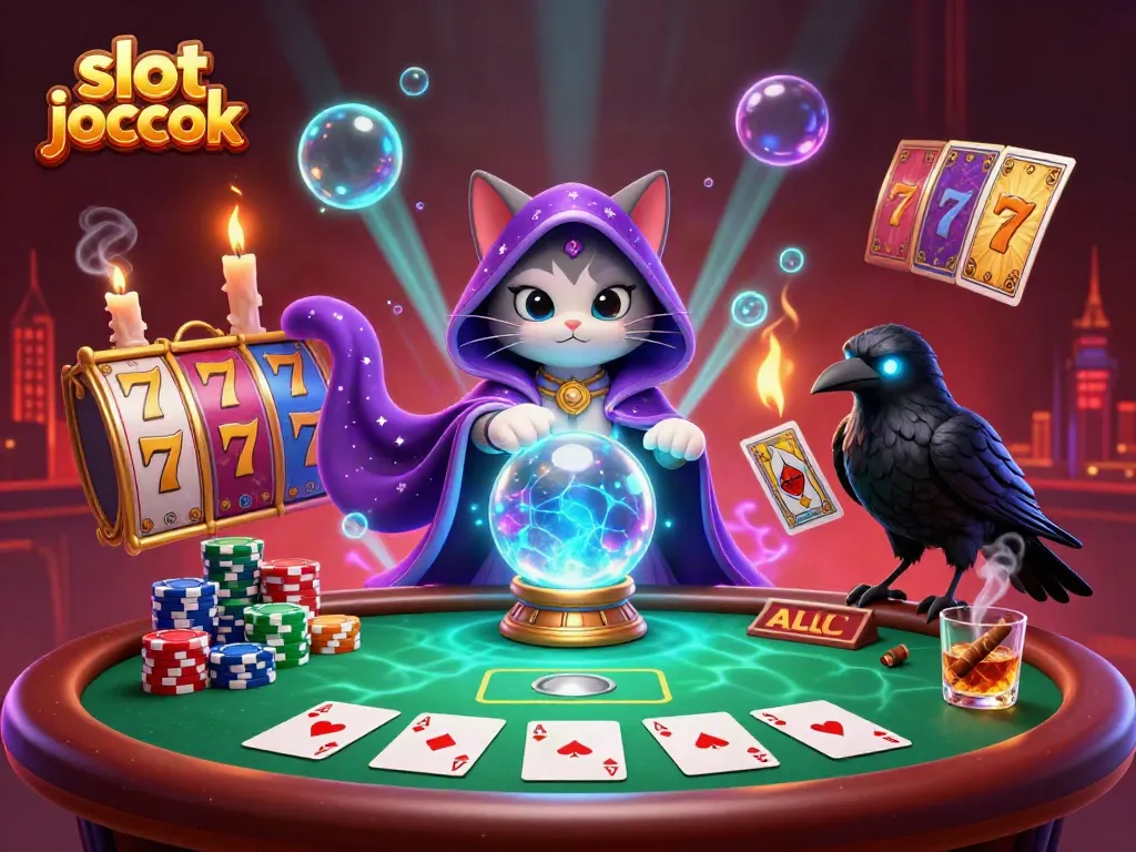 Experience the thrill of a slot jackpot with a colorful, vibrant 3D illustration featuring iconic gaming elements.