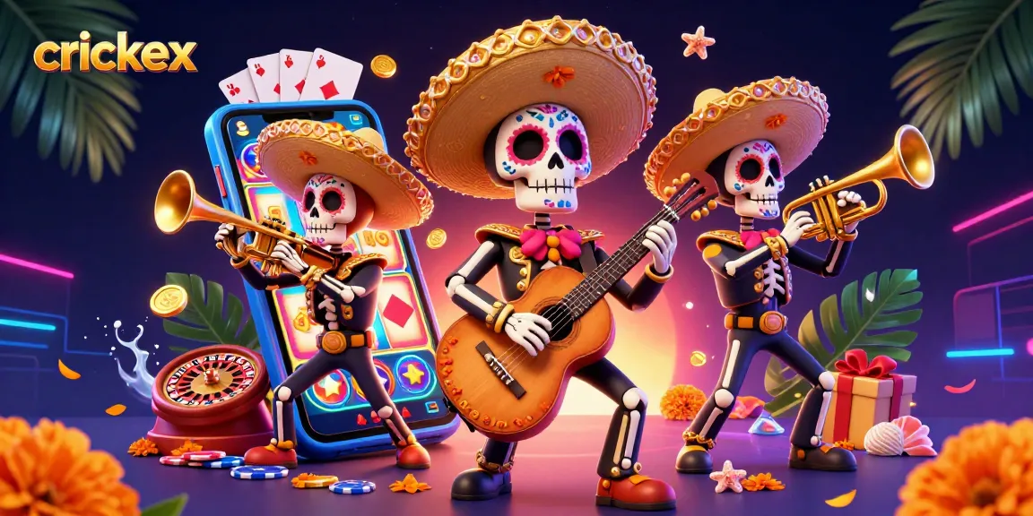 Experience crickex with vibrant 3D characters and dynamic casino elements bursting with action.