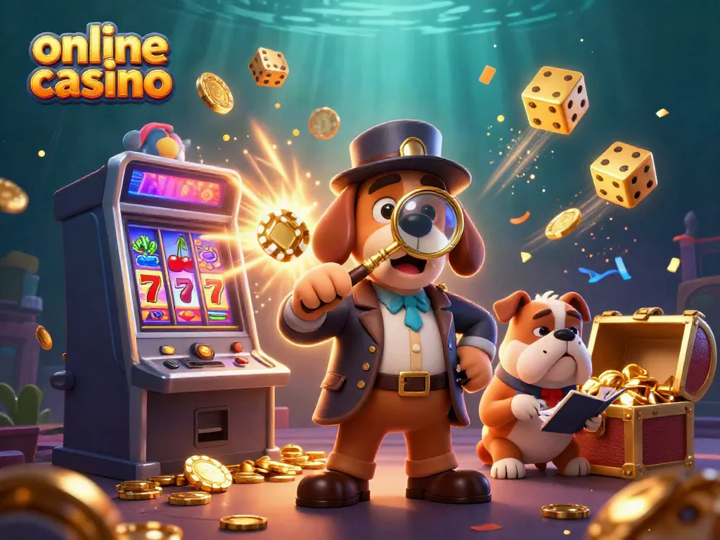 Experience the thrill of the online casino with vibrant 3D characters surrounded by a jackpot explosion.