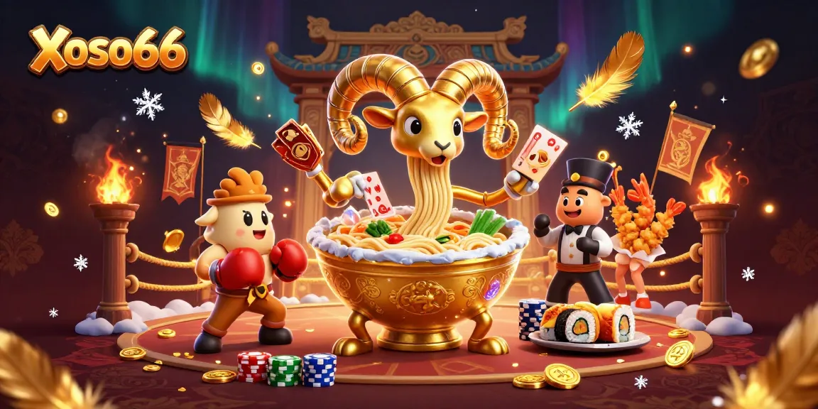 Engage with Xoso66's thrilling casino adventure featuring vibrant illustrations of animated casino characters.