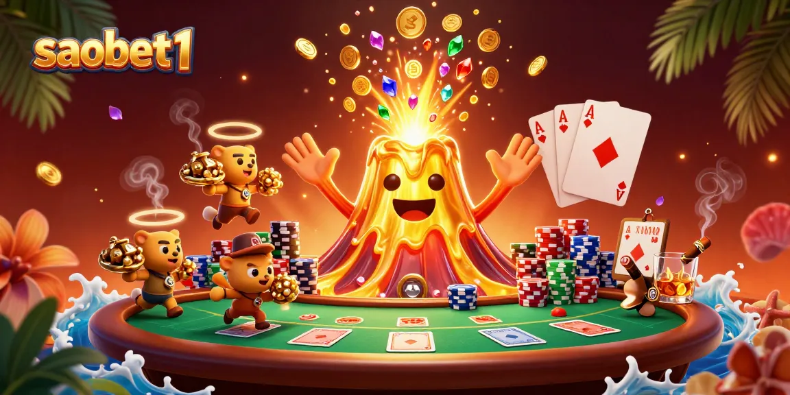 Play games at saobet1 and enjoy thrilling casino experiences with vibrant graphics and unique characters.