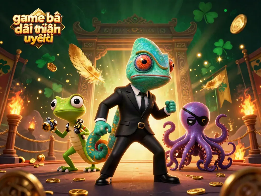 Experience dynamic gameplay with game bài đổi thưởng uy tín featuring vibrant characters in a casino scene.