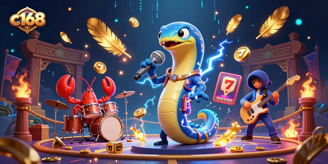 c168 slots with an electric eel DJ in an underwater casino illustrating vibrant gaming action