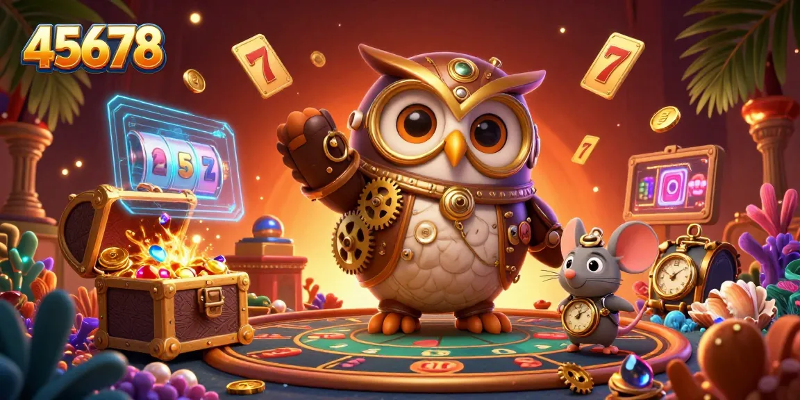 Experience the thrilling world of 45678 casino gaming with dynamic characters and vibrant elements.