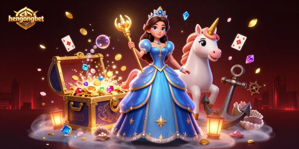 Win big with hengongbet in a vibrant 3D casino scene showcasing thrilling game elements.