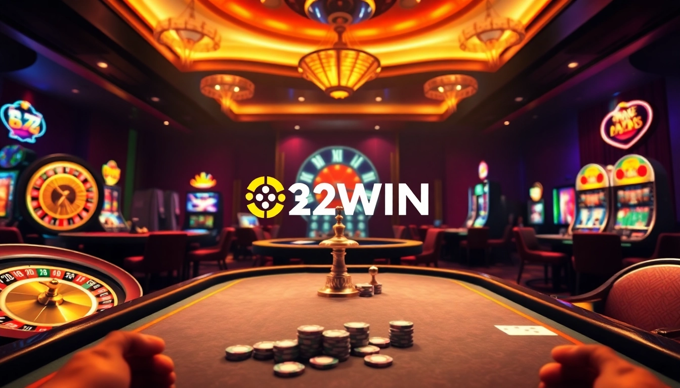 Engaging gaming experience at https://32winvip.casa/ with exciting table games and vibrant slot machines.